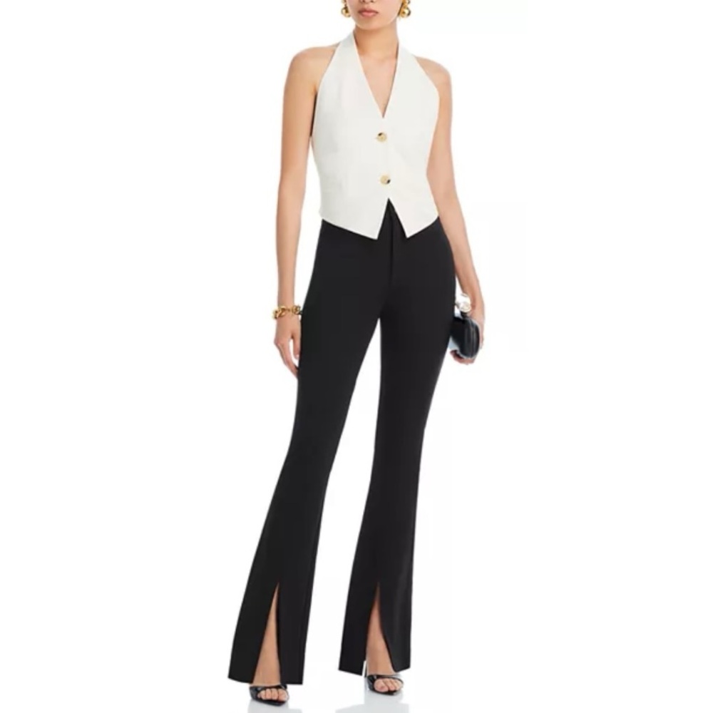 Cinq à Sept Black Ponte Shanis Stretch Pants